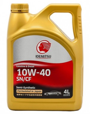 Масло моторное IDEMITSU S-S SN/CF 10W-40 4л (30015045-746) 30015049-746 30015049746 IDEMITSU