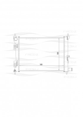 Радиатор HYUNDAI Solaris 10-KIA Rio 11- KK0223 KK0223 FREE Z