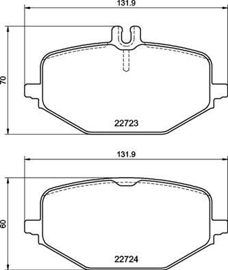 Колодки тормозные P50161 P50161 BREMBO