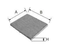 Фильтр салона угольный AG162CFC AG 162 CFC GOODWILL
