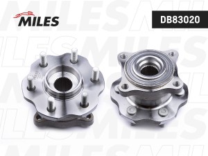 Ступица колеса задняя с подшипником NISSAN PATHFINDER/NAVARA 05- (SKF VKBA7403)  DB83020 MILES