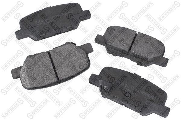 колодки диск. задн.! с антискр. пл.\ Changan, Mazda 6, Mitsubishi Outlander 2.0/ 000-653B-SX STELLOX