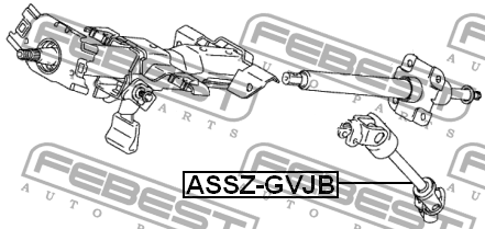 Вал карданный рулевой нижний SUZUKI GRAND VITARA JB416/JB420/JB627 06-14 ASSZ-GV ASSZ-GVJB FEBEST