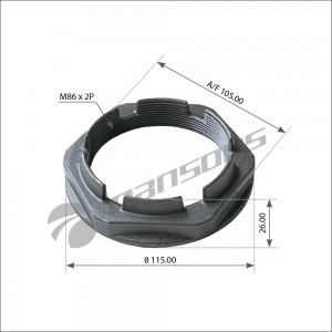 Гайка ступицы M86*2 200.067 MANSONS