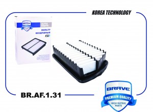 Фильтр воздушный BR.AF.1.31 28113-3X000 Elantra 10-, ix 35 LM 10-, Sportage SL 1 BRAF131 BRAVE