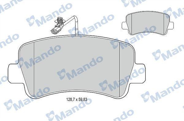 RENAULT MASTER IV (2010>)/OPEL MOVANO (1998>) НЕ СПАРКА ! 2.3 dCi с датчиком изн MBF015044 MANDO