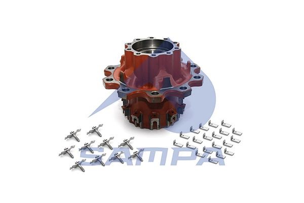 Ступица с OE подшипником FAG и К-КТ установочный торм. диска 051.166-2-F SAMPA