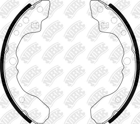 Колодки тормозные барабанные KIA RIO (DC_)  FN3347 FN3347 NIBK