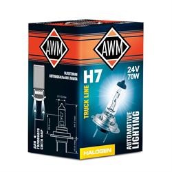 Лампа галогенная H7 24V 70W "AWM" 410300019 AWM