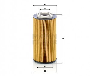фильтрующий элемент масла !\MAN TGX 07> HU 12 003 X MANN FILTER