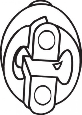 Крепление глушителя HYUNDAI HONDA MITSUBISHI NISSAN TOYOTA BOSAL 255-381 BOSAL