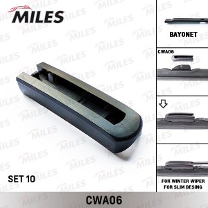Адаптер BAYONET 9mm type(9x4mm) (комплект 10шт) CWA06/10 CWA06_10 MILES