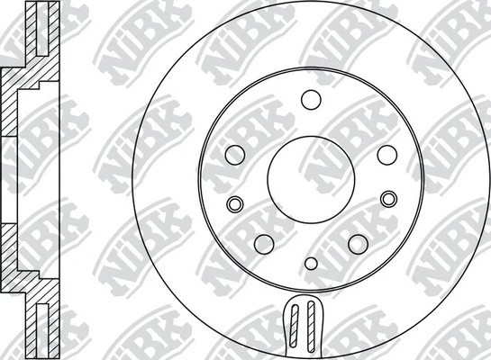 Диск тормозной MAZDA CX-7,CX-9 (07-) передний (1шт.) NIBK RN1501 NIBK