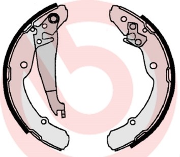 Колодки тормозные S85516 S 85 516 BREMBO