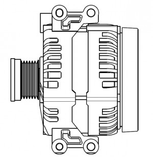 Генератор для а/м BMW X5 E70 (06-)/5 E60 (05-)/3 E90 (04-) 2.5i/3.0i 150A (LG 26 LG 2623 START VOLT