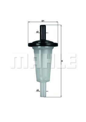 Фильтр воздушный LX1780/3 LX1780/3 MAHLE KNECHT
