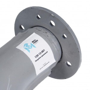 Патрубок КАМАЗ-ЕВРО приемный короткий (под 8 шпилек) MEGAPOWER 120-12-001 MEGA POWER