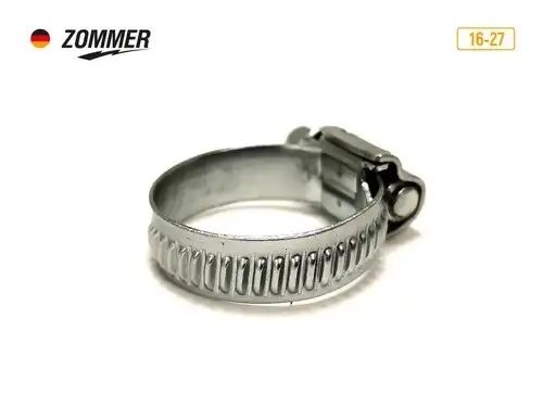 Хомут червячный 16-27 мм  10шт 1627 ZOMMER
