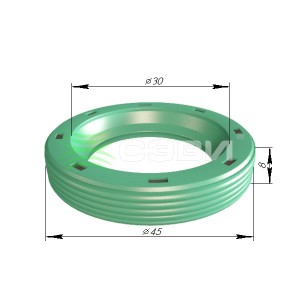 Сальник полуоси для а/м ВАЗ 2101 "СЭВИ" (зеленый) 8002 SEVI