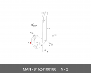 Кожух 81624100180 MAN