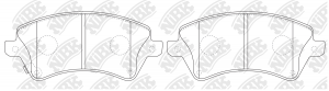 Колодки тормозные TOYOTA COROLLA (E12) 1.4/1.6/1.8/2.0 0002/02 передние PN1224 PN1224 NIBK