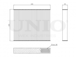 Фильтр салонный FLT-40015 UNIO