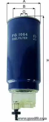 Фильтр топливный FG1064 FG 1064 GOODWILL
