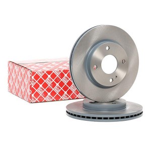 Диск тормозной FORD Fiesta (08-) передний (1шт.) FEBI 38600 FEBI BILSTEIN