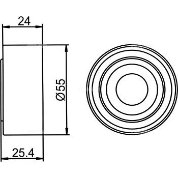Ролик ГРМ опорный Honda Legend IV 3.5/3.7 AWD (04-10) GT90730 GT90730 GMB