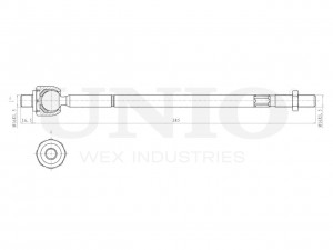 Тяга рулевая левая SSP-30063 UNIO