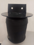 пневмоподушка со стаканом !1шп-шт.M16, 1отв.M16 кронштейн h=80, поршень металл\M 84-00162-SX STELLOX