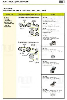 VW TIGUAN (2007>) CM5756 TRIALLI