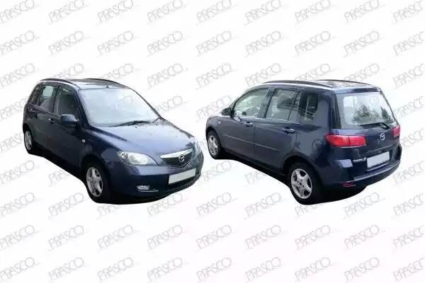 накладка зеркала! правая, грунт.\ Mazda 2 (DY) 03-07 MZ3087413 PRASCO GROUP