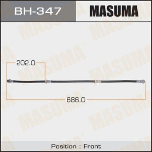 шланг тормозной передний!\ Mitsubishi Pajero III 99-07 BH-347 MASUMA