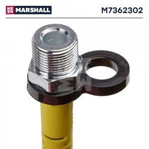 Шланг пневматический витой М22 L=4.0м (желтый) MARSHALL M7362302 MARSHALL