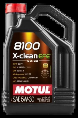 Масло моторное MOTUL 8100 X-CLEAN EFE 5W30 синт.4л 109171 MOTUL