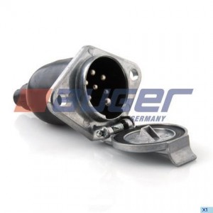 розетка!7/7. метал.,соед. резьбовое, 24V, Typ N, ISO1185 DIN72579 DAF,MAN,MB 52522 AUGER