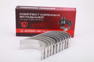 Вкладыши коренные Р0 КАМАЗ 740.60 ЕВРО-0,1,2 740.60R-1000102 DAIDO METAL RUSSIA