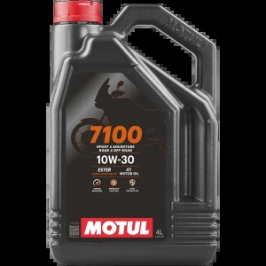 Масло моторное для 4-х тактных двигателей MOTUL 7100 4T 10W30 синт.4л 104090 MOTUL