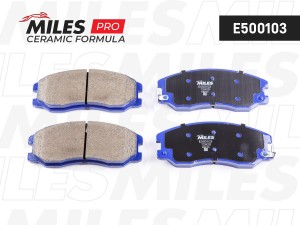 Колодки тормозные передние (Смесь CERAMIC серия PRO) CHEVROLET CAPTIVA/OPEL ANTA E500103 MILES