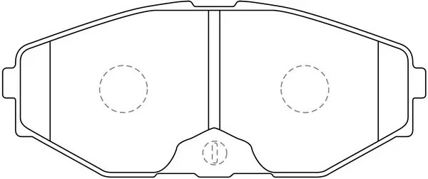 Колодки тормозные передние NISSAN MAXIMA QX (A33) 2.0-3.0 00- BP22261 BP22261 SB NAGAMOCHI