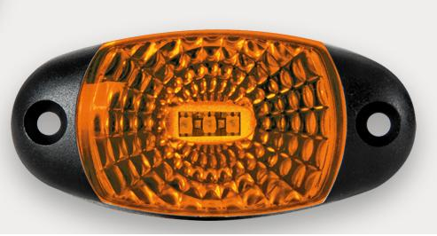 фонарь габаритный! желтый LED 4 диода 24В\ 60-00 TEH AVTO SVET