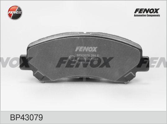 Колодки тормозные дисковые передние BP43079 FENOX