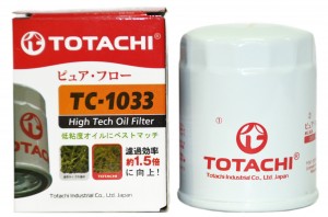 Фильтр масляный GEELY Atlas,Emgrand TOYOTA Avensis (03-),Corolla (02-) TOTACHI TC1033 TOTACHI