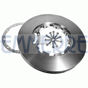 Диск тормозной 65-85CF/95XF 432*45*217 (с установочным комплектом) 960213 EMMERRE