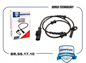 Датчик ABS задний правый/левый 4545.H1 BR.SS.17.10 Ducato, Boxer, Jumper 06- BR.SS.17.10 BRAVE