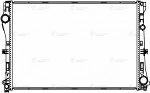 Радиатор охл. для а/м Mercedes-Benz E (W213) (16-)/C (W205) (14-) M/A (LRc 1514) LRC 1514 LUZAR