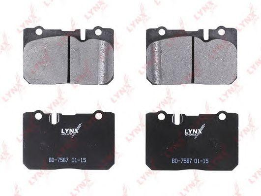 Колодки тормозные передние подходит для LEXUS LS400 94-00 BD-7567 BD-7567 LYNXAUTO