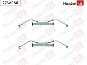Комплект установочный тормозных колодок VW Transporter V 03-, Multivan V 06-, 03 77AA086 MASTER KIT