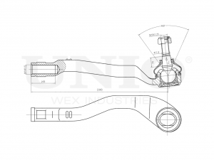 Наконечник рулевой правый SSP-10108 UNIO